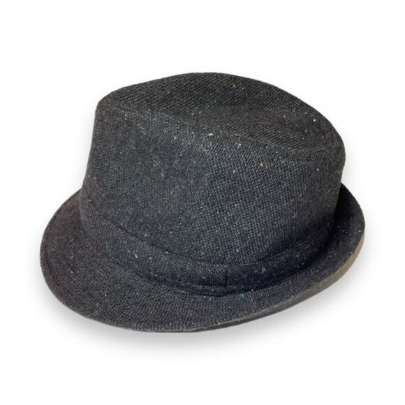 Cat & Jack Boys Wool Blend Tweed Fedora Hat - Picture 2 of 8